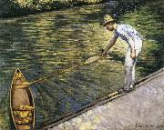 Gustave Caillebotte Tug the racing boat oil